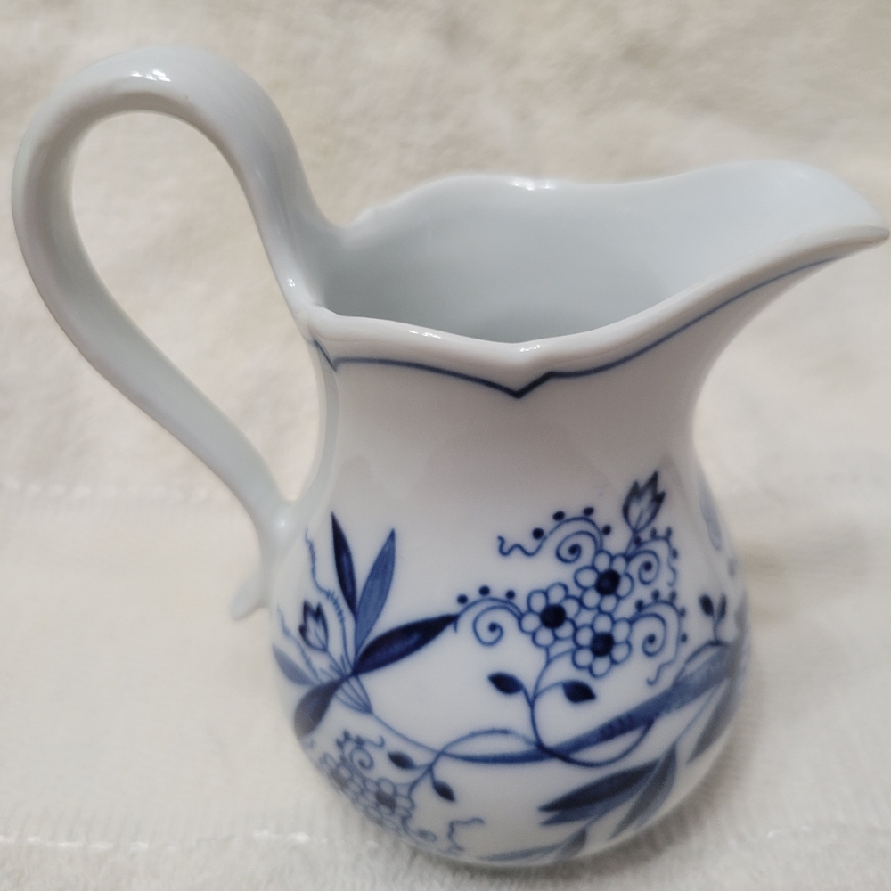 Blue and White Small Pitcher